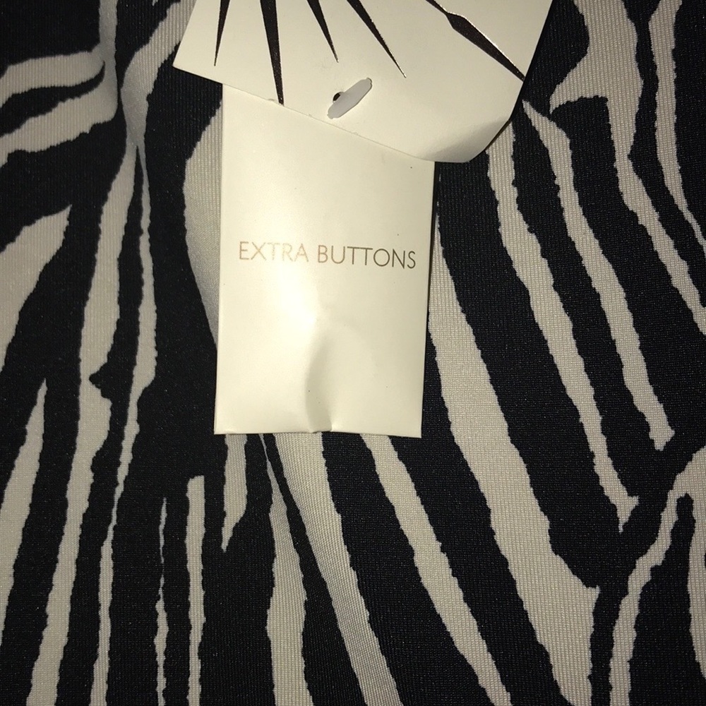 Boston Proper Zebra Beaded Top - Picture 6 of 8